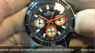 FORTIS MARINEMASTER VINTAGE AUTOMATIK CHRONOGRAPH LIMITED EDITION 800.20.80 L01 www.olfert.co