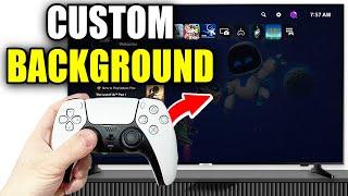 How To Get Custom Background On PS5 (Welcome Hub!)