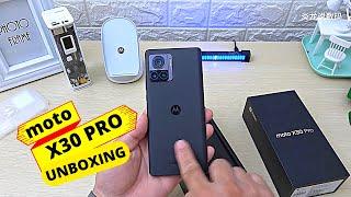 moto x30 pro 5g black colour unboxing || x30 pro hands on review