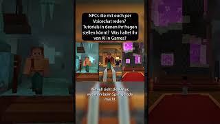 Können NPCs bald per Sprachchat mit uns reden?  #gaming #gamingnews #minecraft #microsoft #shorts