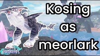 KOSing as Meorlark! | Creatures of Sonaria | Roblox