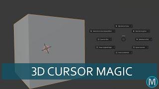 3D Cursor Magic in Blender