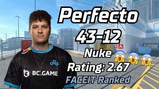 Perfecto(43-12) soloQ (nuke) | FACEIT Ranked | Apr 22, 2024 #cs2 #pov