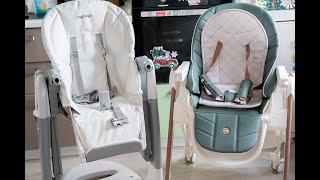 Стульчики для кормления Happy Baby Berny V2 и Peg Perego TATAMIA