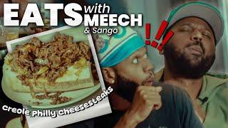 DELICIOUS CREOLE PHILLY CHEESESTEAKS RECIPE W/ SANGO | EATS WITH MEECH