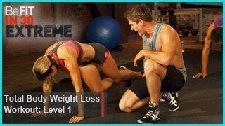 Total Body Weight Loss Workout Level 1 (Calisthenics) | BeFit in 30 Extreme