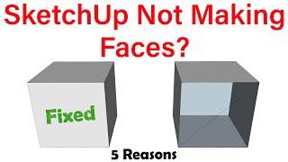 Why SketchUp Not Making Faces? 5 Reasons and How to Fix quickly