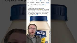 Bye Hellmans #hellmans #mayo #mayonaise #hellmanns
