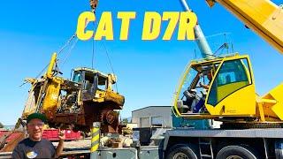 We had to CALL IN THE CRANE?! I bought 2 CAT D7R DOZERS!!