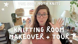 I TURNED MY STORAGE ROOM INTO A KNITTING AND CRAFTING STUDIO IN ONE WEEKEND!!!