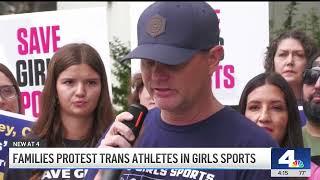 SoCal families protest trans athletes in high school girls sports