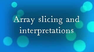 numpy array indexing, slicing, axes, arithmetic, and some numpy functions (02 lecture part c)