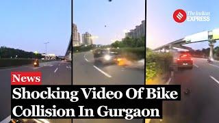 Gurugram Bike Accident: Biker dies after collision with SUV