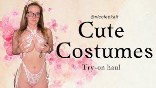 Nicole Kait | Cute Costumes | Try On Haul, [4k]