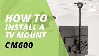 HOW TO INSTALL: Kanto CM600 Ceiling TV Mount | Kanto Mounts