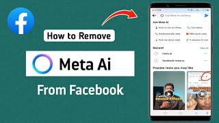 How To Remove Meta Ai On Facebook