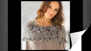 Pletena moda / Knitted flowers as decoration of clothing / Toma Prus