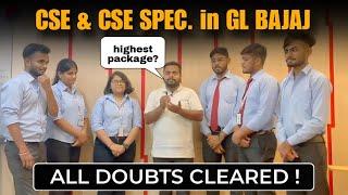 B.Tech CSE and Specializations | Insights from GL Bajaj College Students | Direct Admission 2024