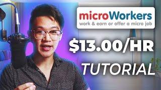 How to Make Money ONLINE with Microworkers Review - Simple Tasks Tutorial