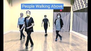 line dance demo - People Walking Above