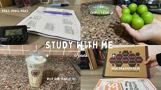 Study vlog | bolca ders, bolca yemek| erikli cacık, buz gibi kahve