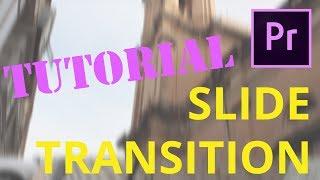 COOL slide transition in PREMIERE PRO!