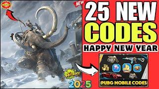 TODAY NEW REDEEM CODE PUBG MOBILE ! LATEST REDEEM CODES REWARDS | PUBG REDEEM CODE TODAY 2025