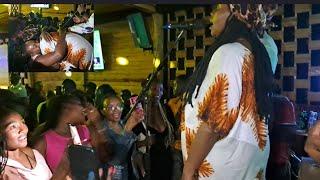 HEAVILY PREGNANT CAROL KATRUE SHOCKS PEOPLE WHILE PERFORMING IN KIAMBU.