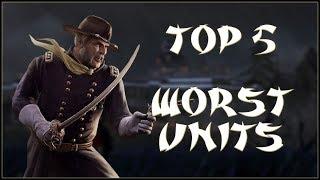 TOP 5 WORST UNITS - Total War: Shogun 2 - Fall of the Samurai!