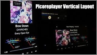 Picoreplayer 7" Touchscreen Display Vertical Layout (Pi Music Streamer)