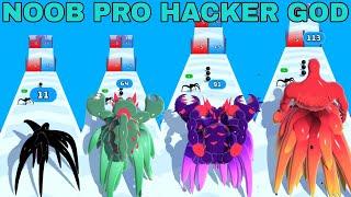 NOOB VS PRO VS HACKER VS GOD  in Venom Run 3D