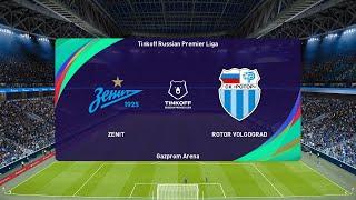 PES 2021 | Zenit vs Rotor Volgograd - Russia Premier League | 24/04/2021 | 1080p 60FPS