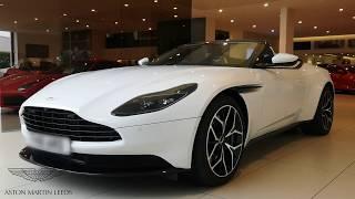 DB11 Volante in Lunar White  - Aston Martin Leeds