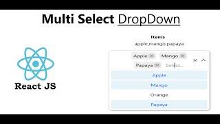 MultiSelect DropDown in React