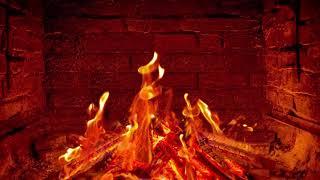 Камин, звуки огня, звуки перед сном/Fireplace, fire sounds, sounds for going to bed