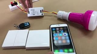 How to Install a Smart Home Light Switch - WiFi smart switch with RF 433Mhz remote control function