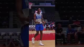 Zion free throw line dunk  #shorts