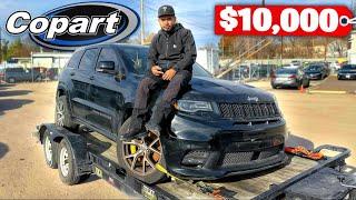 HOW TO BID ON COPART + PICKING UP MY NEW JEEP TRACKHAWK