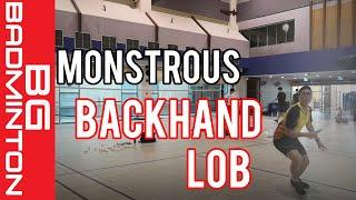 Why does your Backhand Lob have no power? | BG Badminton