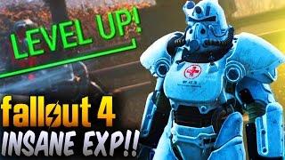 Fallout 4 Insane Fastest EXP Glitch - 10-20k XP Per Minute! (Fallout 4 Glitches After Patch 1.4/1.5)