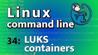 mounting and creating LUKS containers - Linux Command Line tutorial for forensics - 34