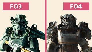 Fallout 4 – Reveal Trailer vs. Fallout 3 Graphics Comparison [FullHD]