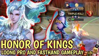 Honor Of Kings : Loong Pro Gameplay | FastHand And Objective Gameplay - HOK