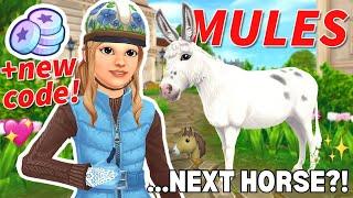 *MULES* ADDED SOON AND NEW *REDEEM CODE!!* STAR STABLE SPOILERS!!