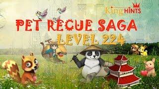 Pet Rescue Saga Level 224 Walkthrough | 2015