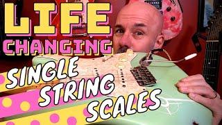 Guitar Exercise: Single String Scales