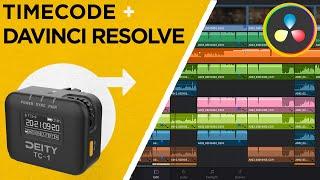 How to Sync with Timecode in DaVinci Resolve 18