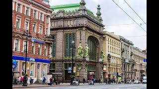 Nevsky Prospekt St. Petersburg, silver shop, charming cutlery and women's jewelry.