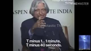 Dr.A.P.J.Abdul Kalam speaking about Satish Dhawan