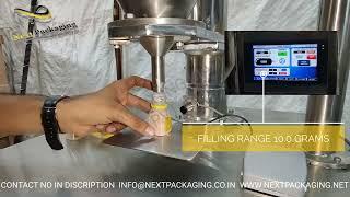 Best semi auto servo auger filling machine for filling 1 grm to 1000gm | Fine Powder filling machine